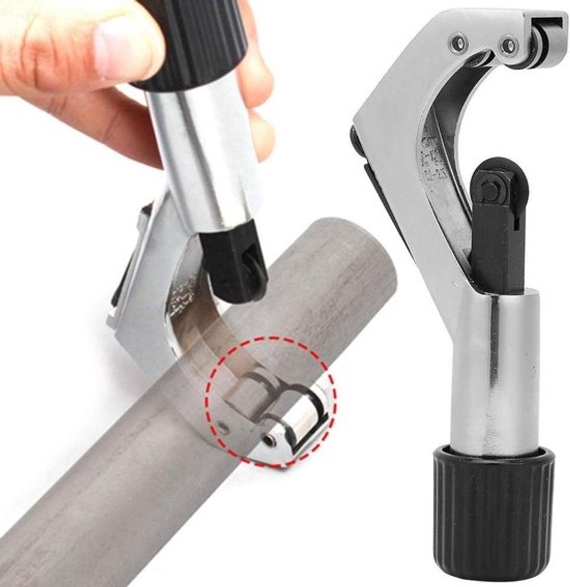 Professionele Snijmachine voor Pijpen, Verticaal Handvat voor Mountainbike Voorvork, Accessoires voor 6-42mm Pijp Snijden
