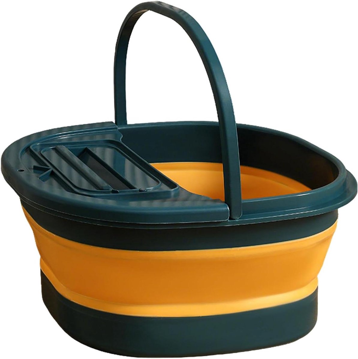 Opvouwbaar Voetenbad - Draagbare Pedicure Kuip - Voeten Ontspannen - Met Massage Acupunctuurpunten - 42L x 36W x 7H cm