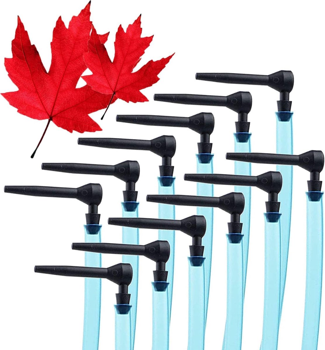 SnelShoppen - Maple Syrup Tapping Kit - 12 Stuks Maple Syrup Taps + 12 Maple Sap Tubes - Essentiële Gereedschappen voor Ahorn Syrup Extractie - Perfec