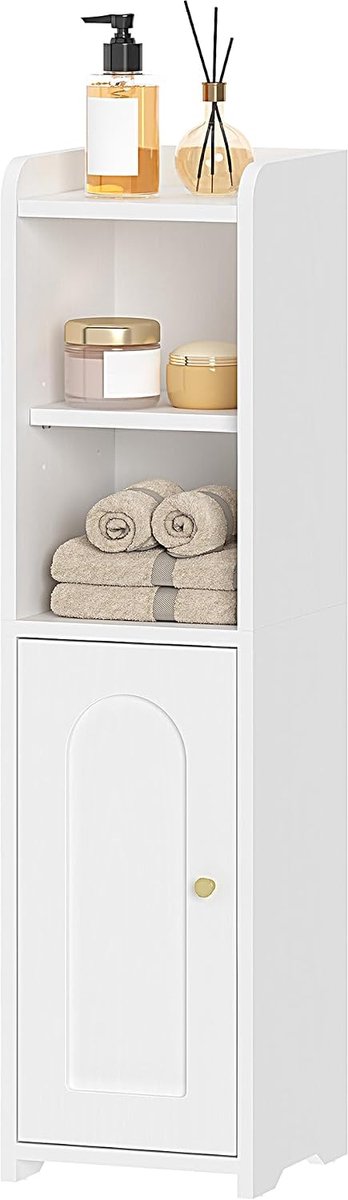 Hzuaneri Badkamer smalle badkamerrek, verstelbare planken, 75cm