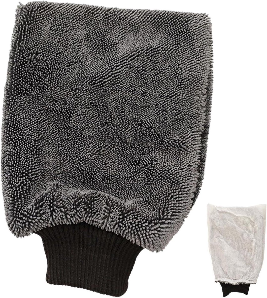 Microvezel Washandschoen - Autoreinigingshandschoen Krasvrij - Auto Reinigen - Absorberend Ontwerp - 23x17 cm - Niet gespecificeerd