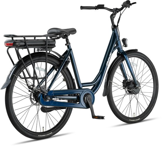 Crown Sydney - Elektrische Damesfiets - Elektrische Stadsfiets - 7 versnellingen - 28 inch - 52 cm - Indigo Blue van Crown — afbeelding 2
