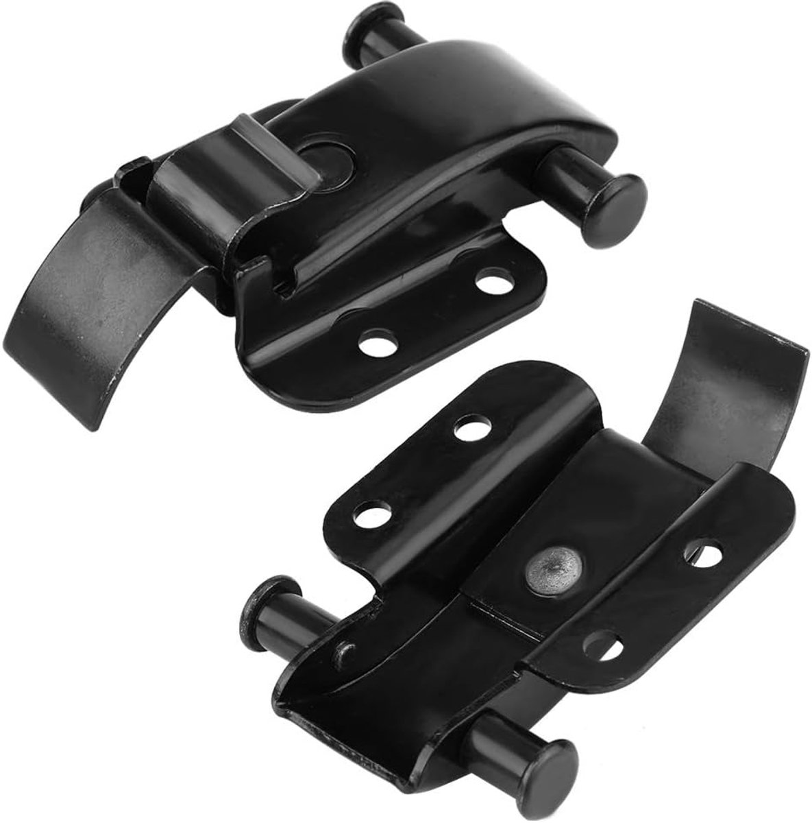 SnelShoppen - Achterdeursluiting Controle Band, Aluminium Beugel voor Mercedes-Benz Sprinter 2006-2013 en Crafter 2006-2014, Zwart