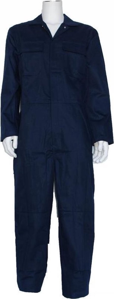 GAEVE Overall vlamvertragend 100% katoen navy maat 70