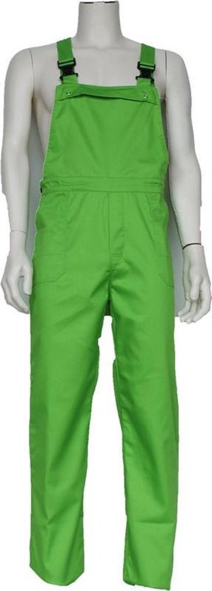 EM Workwear Tuinbroek Polyester/Katoen  Appelgroen - Maat 140