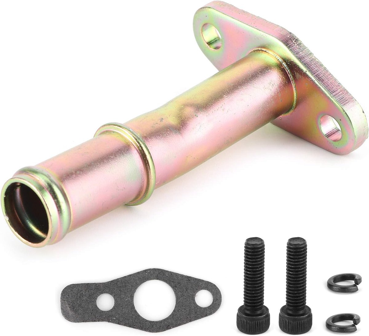 SnelShoppen - Roestvrijstalen Turbo Olie Terugvoerleiding Set voor TD02 TF035 TD04 TD05 TD06 KKK K03 - Hoogwaardige Kwaliteit, Perfecte Pasvorm