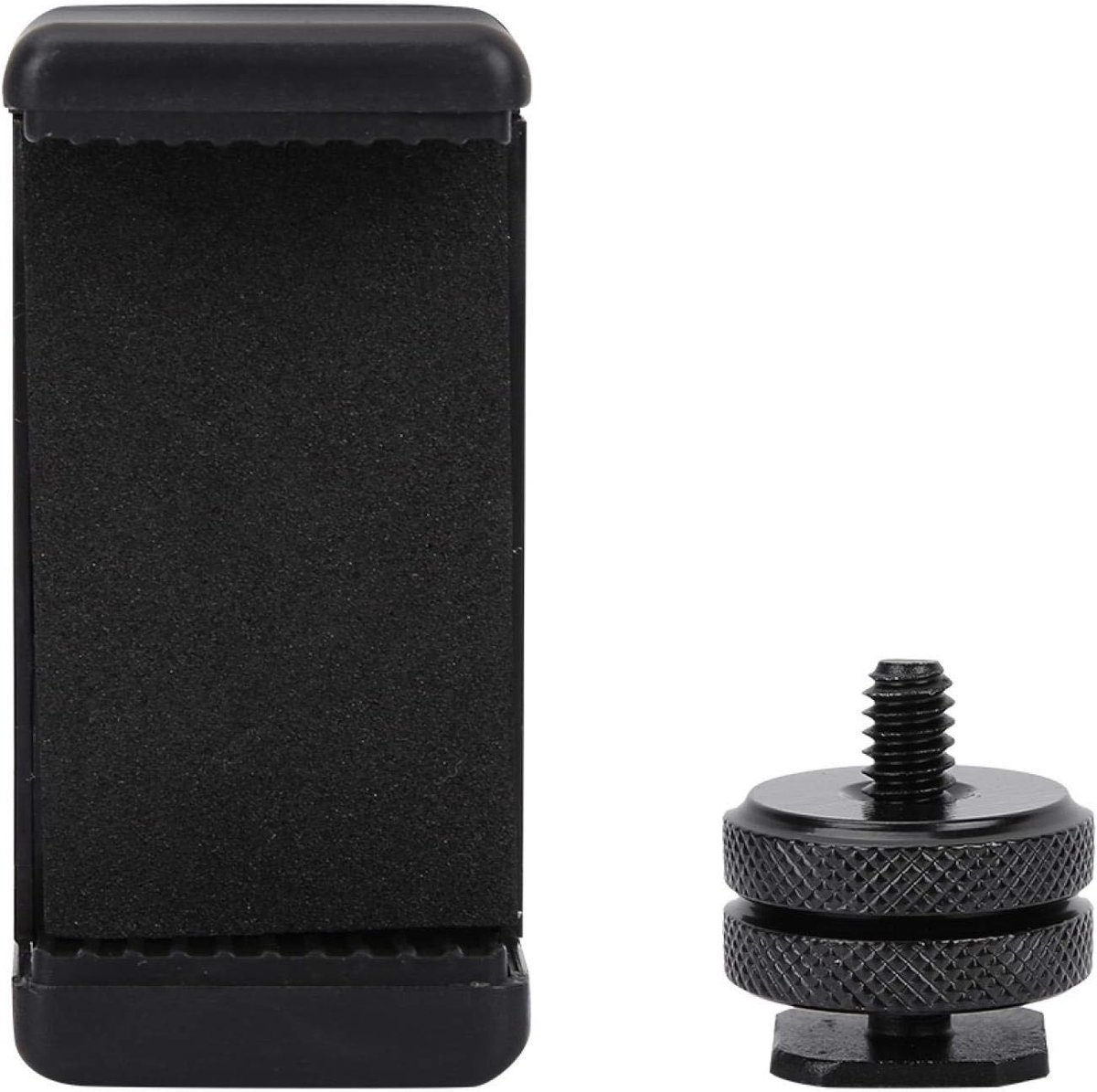 Telefoonhouder hot shoe - Smartphone bevestigingsadapter - 1/4" schroefdraad - Bevestig op camera of ringlicht - ShopVlot