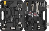 Professionele Fietsgereedschapsset in Koffer – Complete Fietsreparatieset voor Ketting, Cassette, Trapas & Banden – CrV Staal