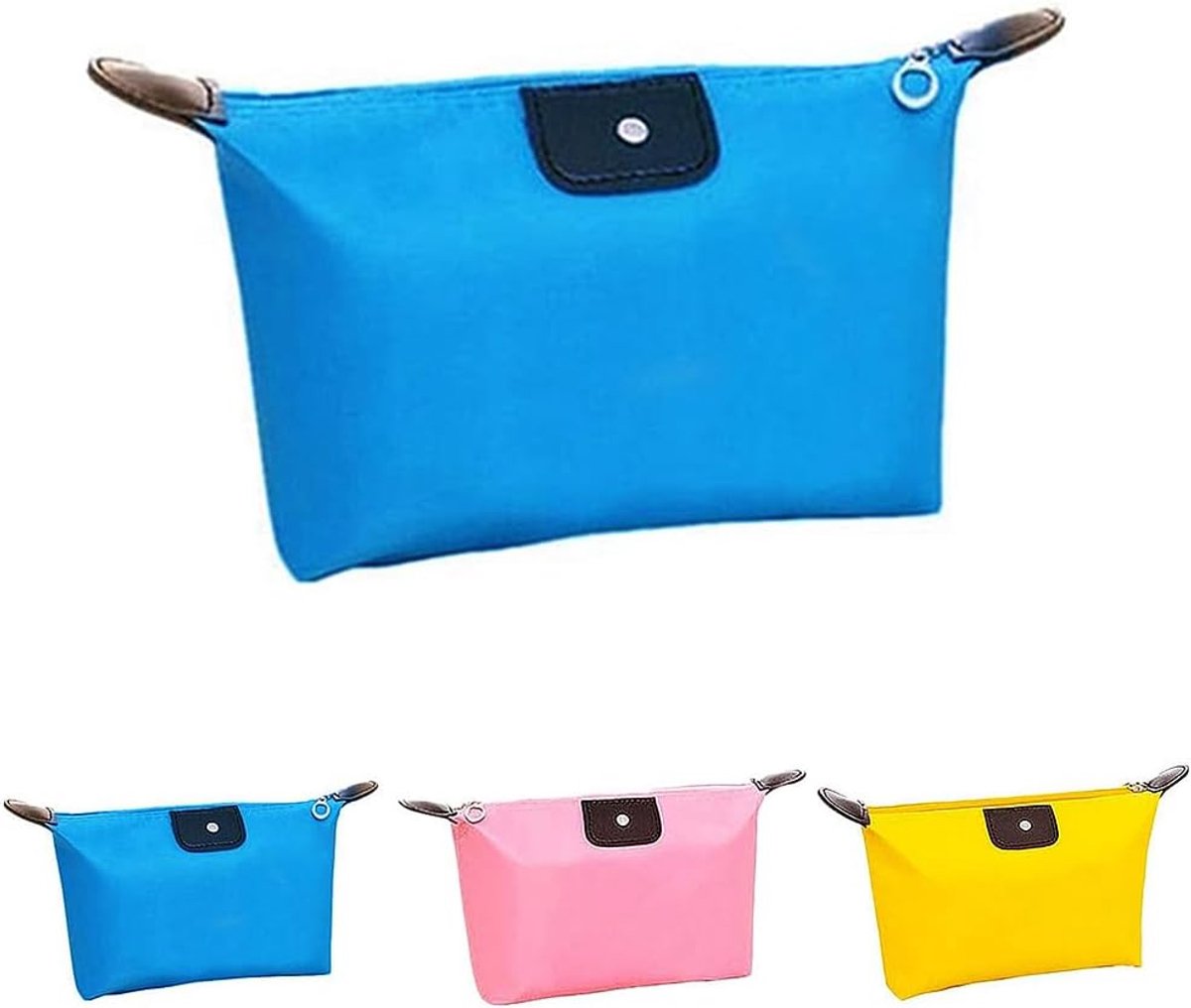 SnelShoppen - 3-delige Kleine Reis Tas Set - Waterdichte Opberg Organizer Tas voor Make-up, Cosmetica, Toilettas, Accessoires, Borstels, Badkamer Was