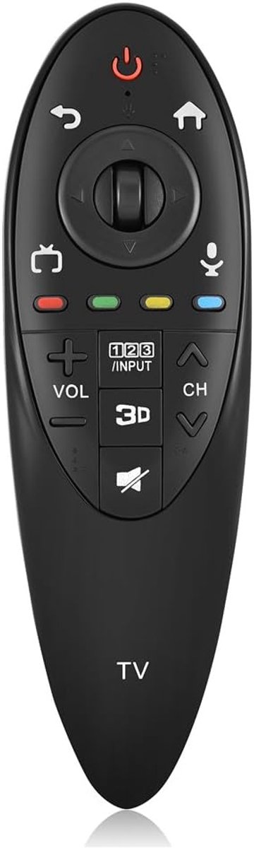 SnelShoppen - Vervangende Afstandsbediening voor 3D Smart TV AN-MR500G AN-MR500 MBM63935937 - Duurzaam, Portable en Direct Klaar voor Gebruik - Zwart