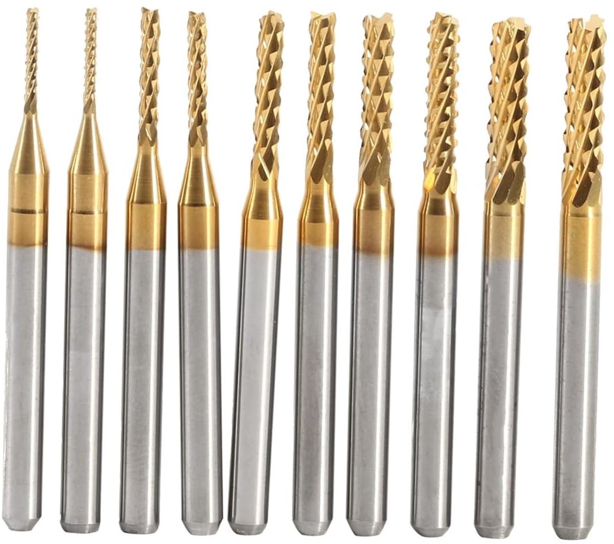 Frees cutter set 5 maten - Harde carbide - Voor precisie snijden - Ideaal voor hobby en professioneel gebruik - ShopVlot