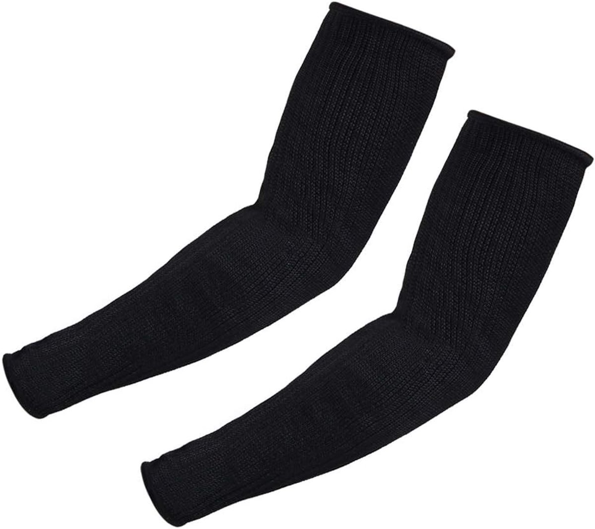 SnelShoppen - Beschermende Mouwarm Covers voor Vrouwen - Zwarte Elastische Mouwen voor Tuinieren, Keuken en Veiligheid - Perfecte Bescherming tegen Sc