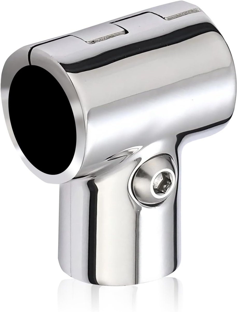 T Connector 25mm - RVS T-stuk - Gepolijst ontwerp - Eenvoudige installatie - ShopVlot