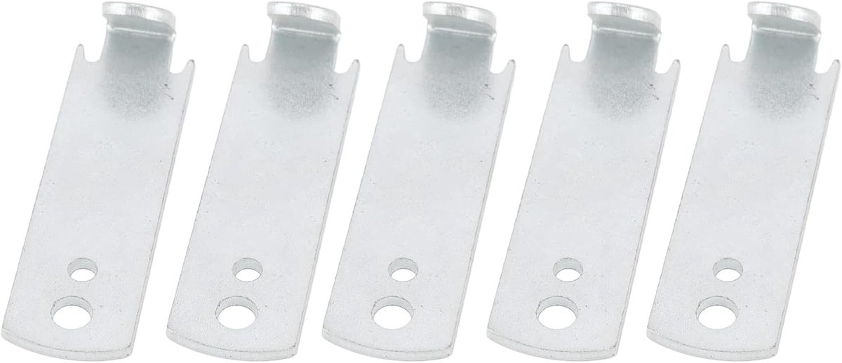 SnelShoppen - Fence Wire Twister Set van 6 Stuks, Touwdraaitool voor Hekdraad, T-Paal Clips en Hekdraad Spanningstool, Duurzaam Staal, 3.3 x 1 Inch, T