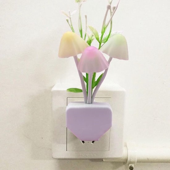Paddenstoel Nachtlampje - Sensor Lampje - Sfeer Verlichting - Automatische Helderheid - 55 x 15 x 55 cm - Multicolor — afbeelding 4