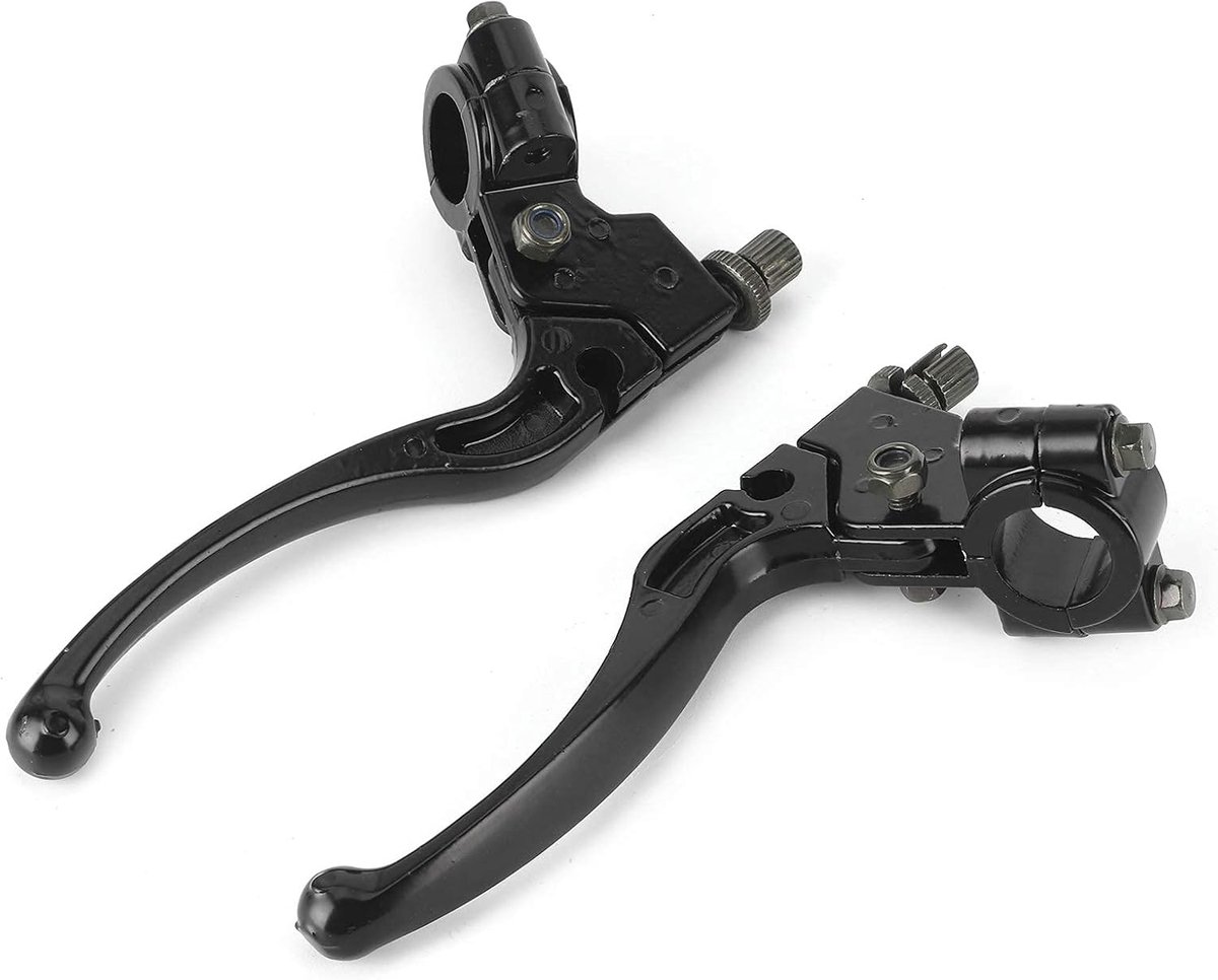 SnelShoppen - Universele Motor Koppeling Levers Set - 22mm Handvat, Koppeling en Trommelrem Handgreep voor Dirt Bike en ATV, Gemakkelijk te Installere