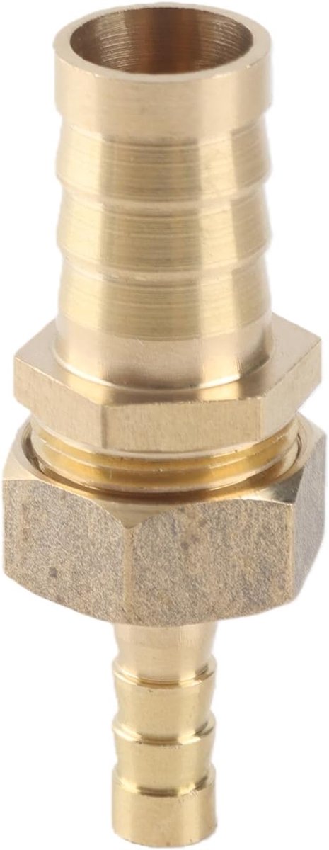 SnelShoppen - 8mm-16mm Raccords De Tuyauterie Raccord En Laiton Reducer Connecteur Voor Diverse Pijpen, Duurzaam Messing Materiaal, Perfect Voor Tuin,