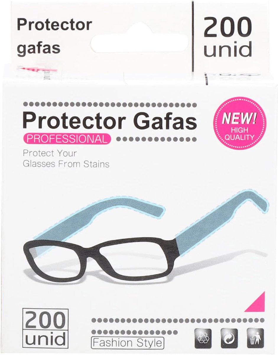 Glasses leg sleeves - lichtblauw - haarverf bescherming - voorkomt verkleuring - SnelShoppen