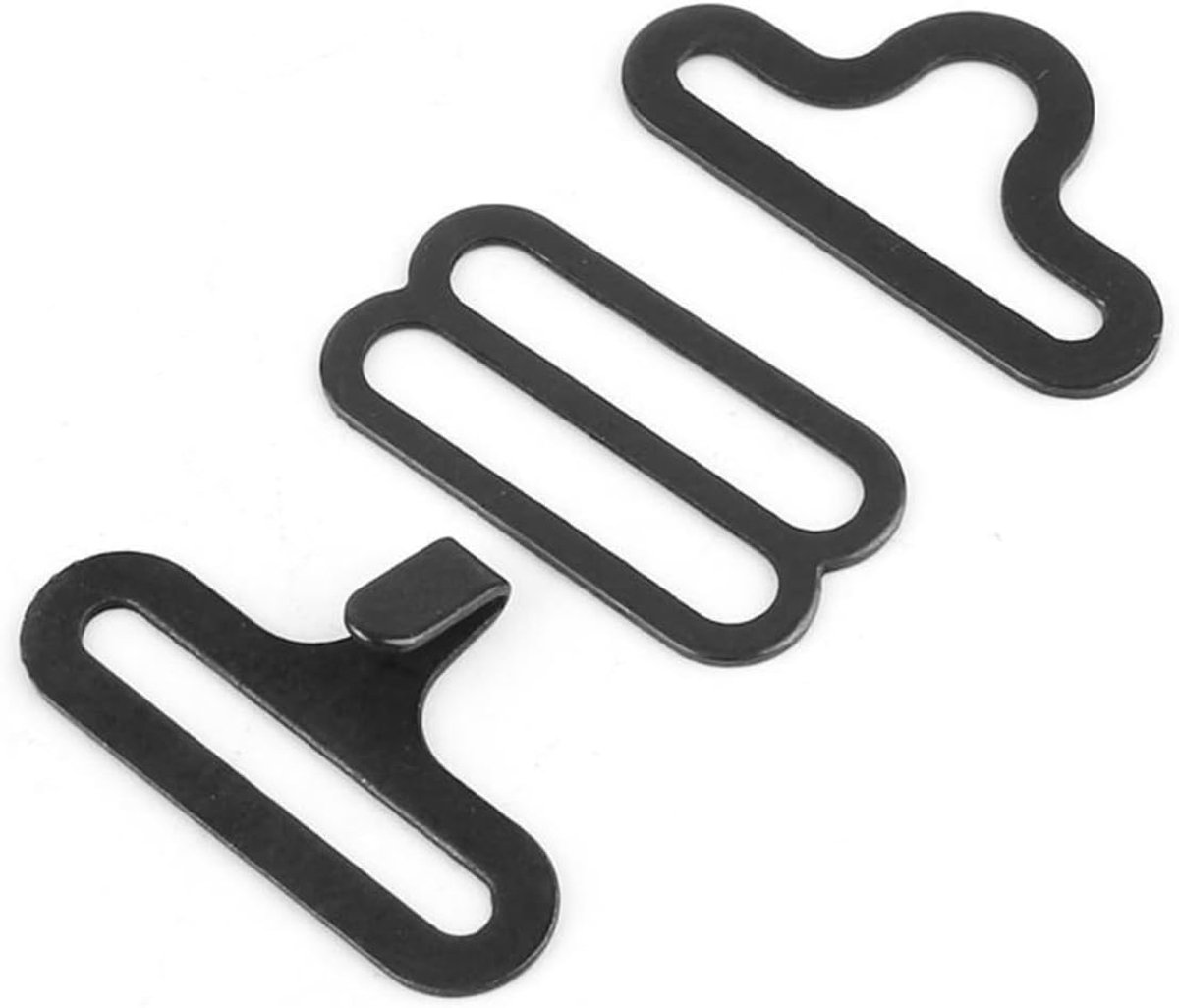 SnelShoppen - Broche Strik Clip Set 50 Sets, Verstelbare Metalen Vlinder Strik Hardware, Tie Clip Bevestigingsriem, Zilveren Kleur voor Feest en Forme