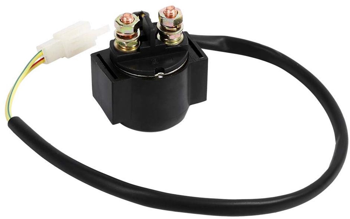 Starter Relay 12V - Solenoid Schakelaar - 2-kern 2-polig - Voor Chinese Scooter en ATV - ShopVlot