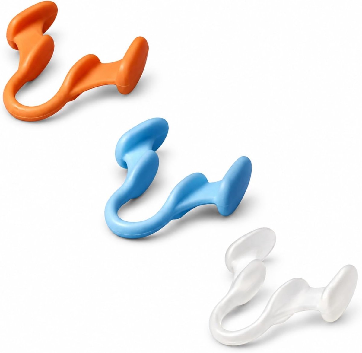 3 stuks neus Dilators, zachte silicone neusventilatie set voor zachte luchtstroom ondersteuning & comfortabel nachts gebruik