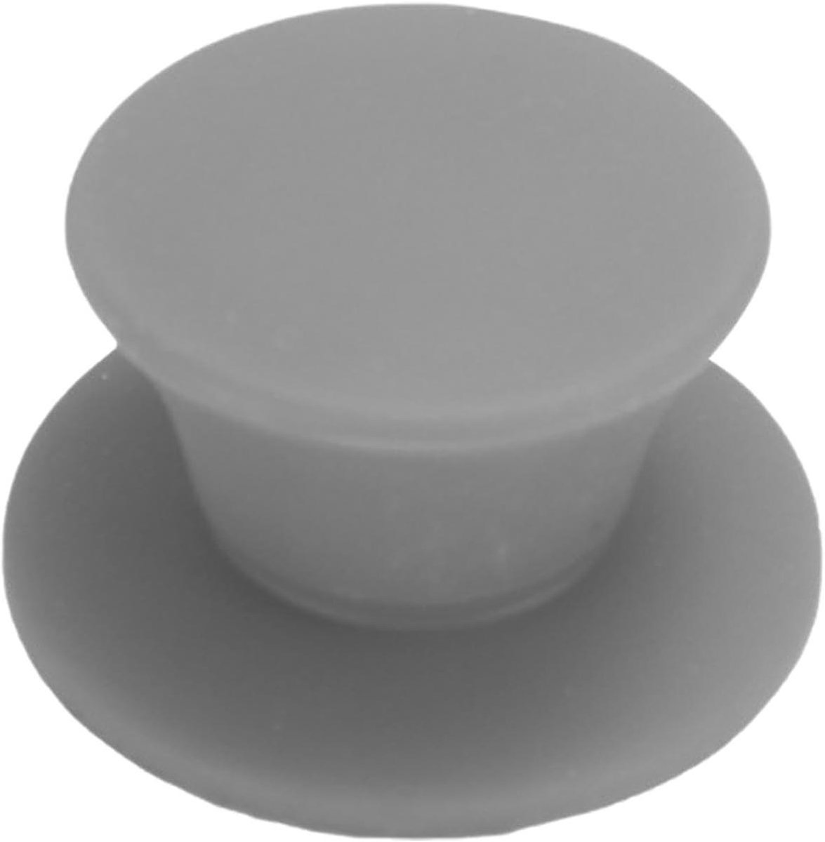 Siliconen Dekselknop Reservehandvat Pannendeksel Moeiteloos Koken Hittebestendig Ontwerp 5.5 x 5.5 x 2.8 cm Grijs