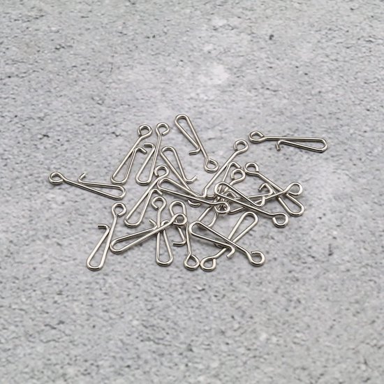 Dailygoods- Haak 100 Stuks - Zeevissen Snap - Roestvrij Staal - 13,5 mm/22 mm - Corrosiebestendig - Duurzaam en Slijtvast - Snapconnector van Dailygoods — afbeelding 3