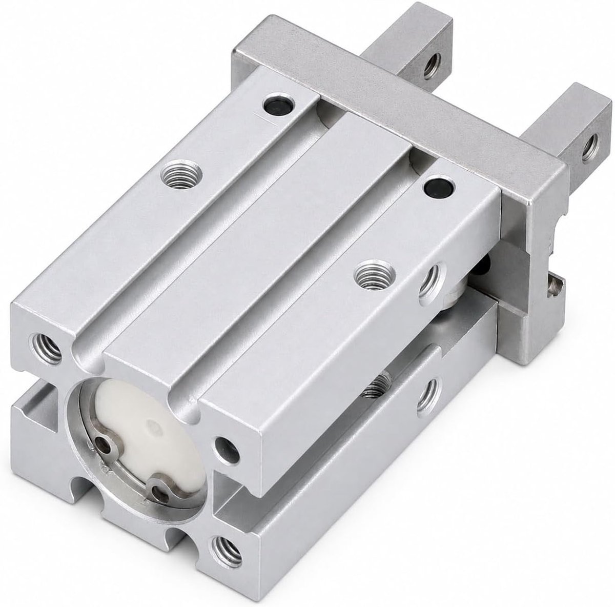 SnelShoppen - Pneumatische Cilinder Gripper MHZ2-16D M5-0.8, Dubbelwerkende Parallel Grippers, Hard Geoxideerd, Hoge Sterkte, Duurzaam en Betrouwbaar