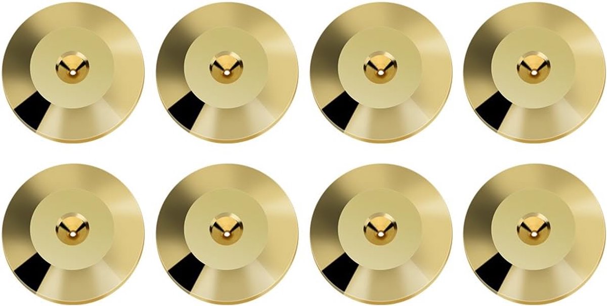SnelShoppen - Speaker Shock Base Pad, Speaker Voeten Spikes, Speaker Spikes Pads, Speaker Basis Pad voor Platenspeler, Audio, Goud, Hoogwaardige Koper