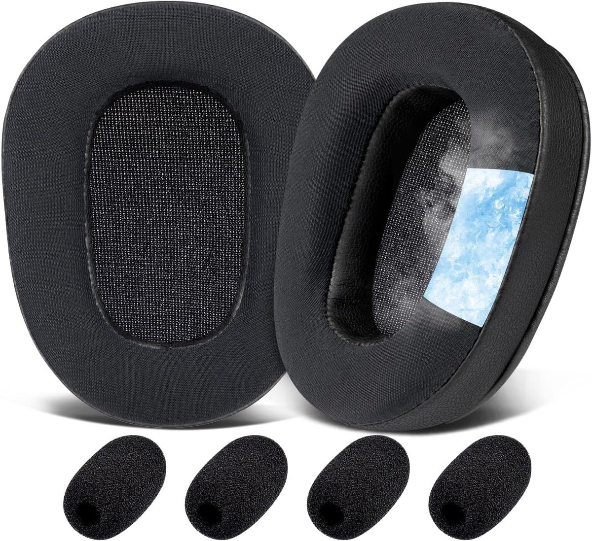 SnelShoppen - Vervangende Cooling-Gel Oorkussens voor Bluetooth Hoofdtelefoon - Noise Cancelling, Gelmateriaal, Perfecte Pasvorm voor B450/S450, Zomer