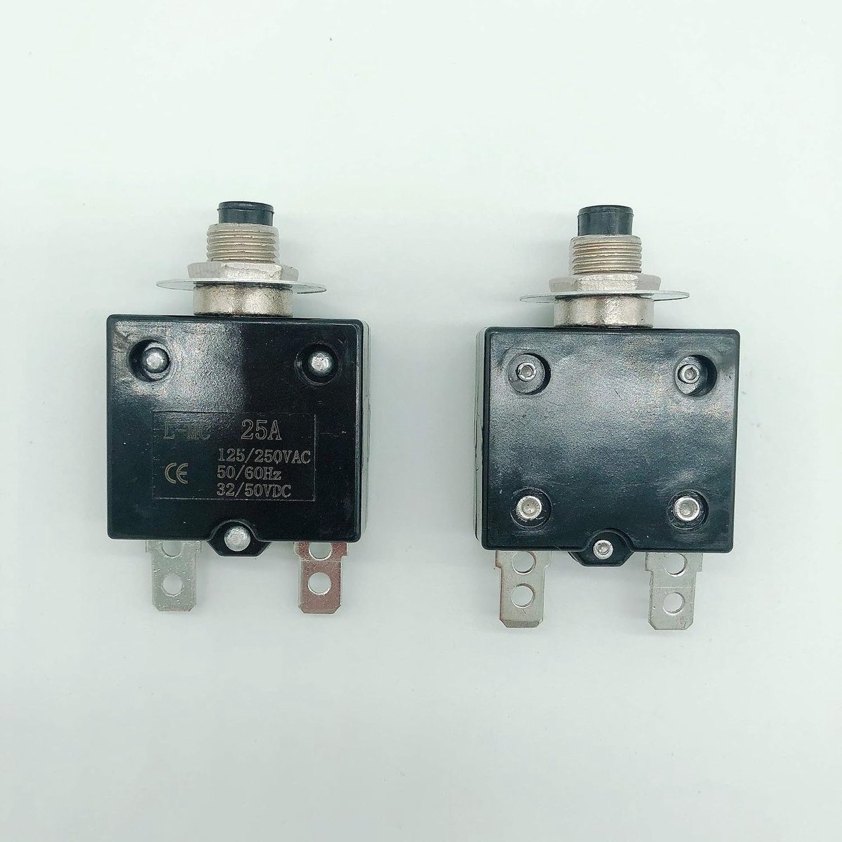 SnelShoppen - Thermische Overload Protector Drukknop Reset Circuitonderbreker AC 125/250V 20A - Veiligheidsschakelaar voor Elektrische Apparaten