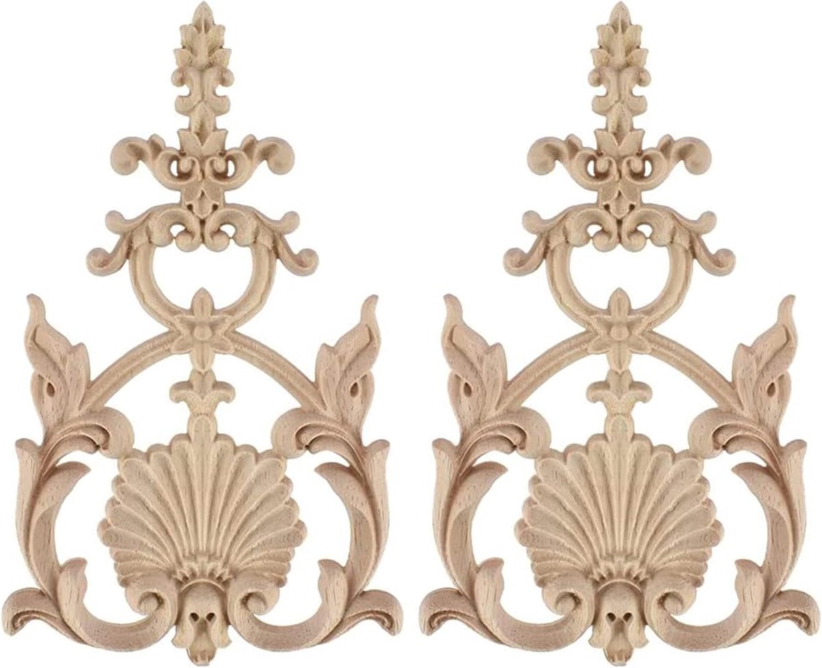 Decoratieve lijsten van hout - ongeverfd - handgemaakt - perfect voor DIY projecten - ShopVlot