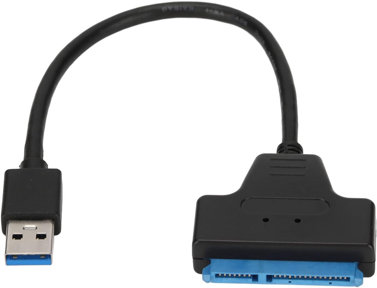 USB 3.0 naar SATA Adapterkabel voor 2.5 en 3.5 Inch SSD en HDD