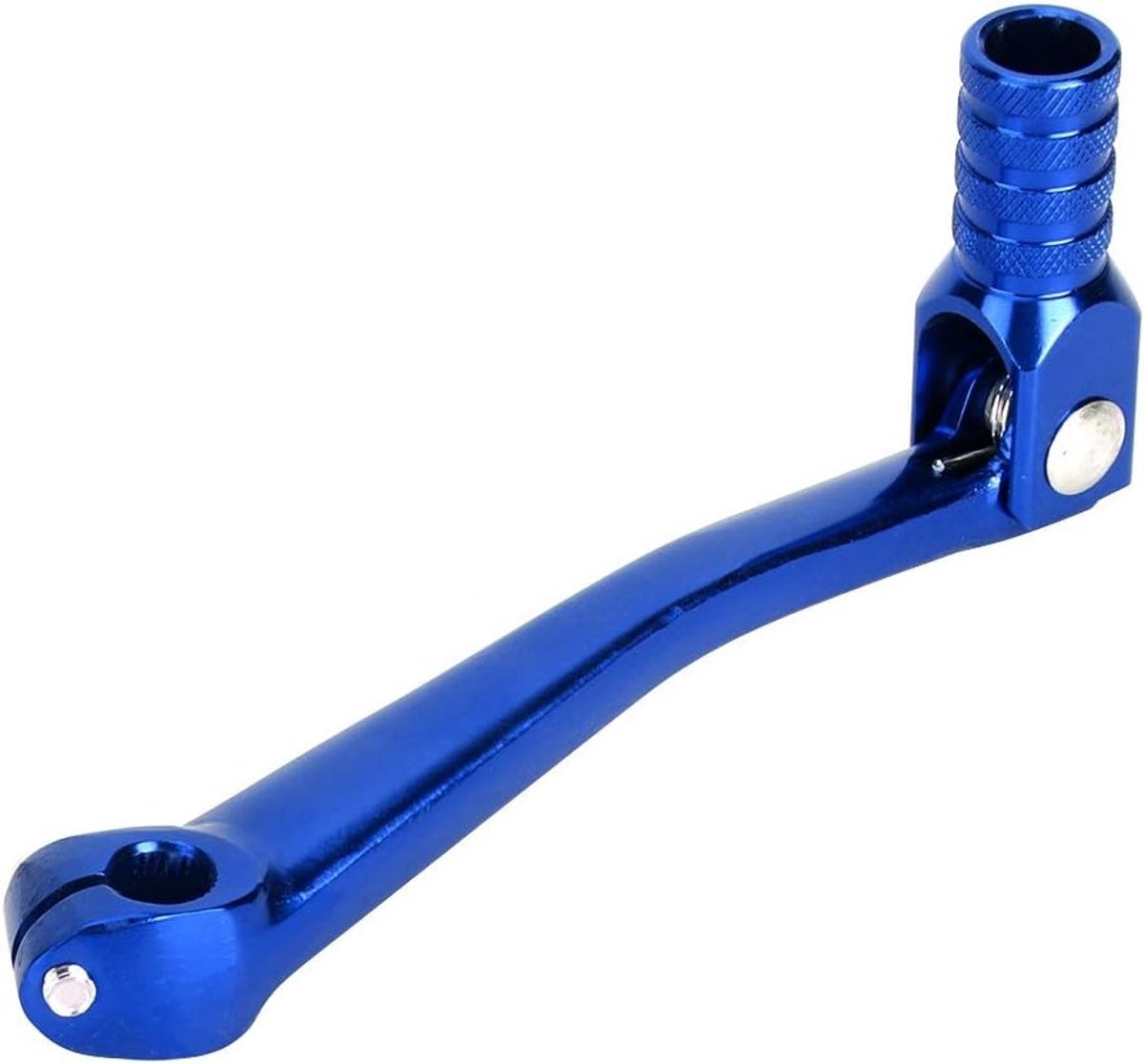 SnelShoppen - Universele Motor Versnellingspook Accessoire CNC Aluminium 150x65mm (Blauw) - Duurzaam, Antislip, Geschikt voor Meerdere Motoren