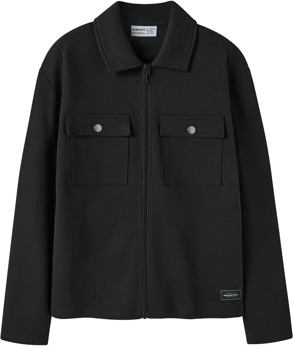 Name It - Vest - NKMNIALL - Zwart - Maat 158/164