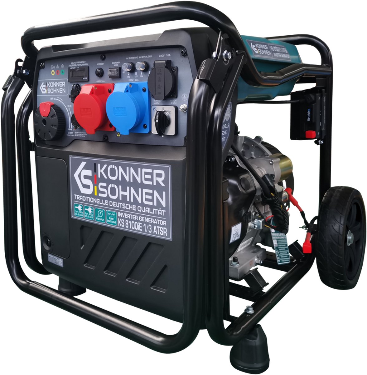 Invertergenerator Könner & Söhnen KS 8100iE 1/3 ATSR - 8,5 kW - 230V/400V - VTS