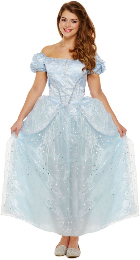Henbrandt - VOLWASSENEN DAMES ASSEPOESTER JURK - Prinses kostuum - Feest Jurk - Carnavalskleding - Verkleedkleding - Vrijgezellenfeest - VROUW - Maat: ONE SIZE FITTS ALL