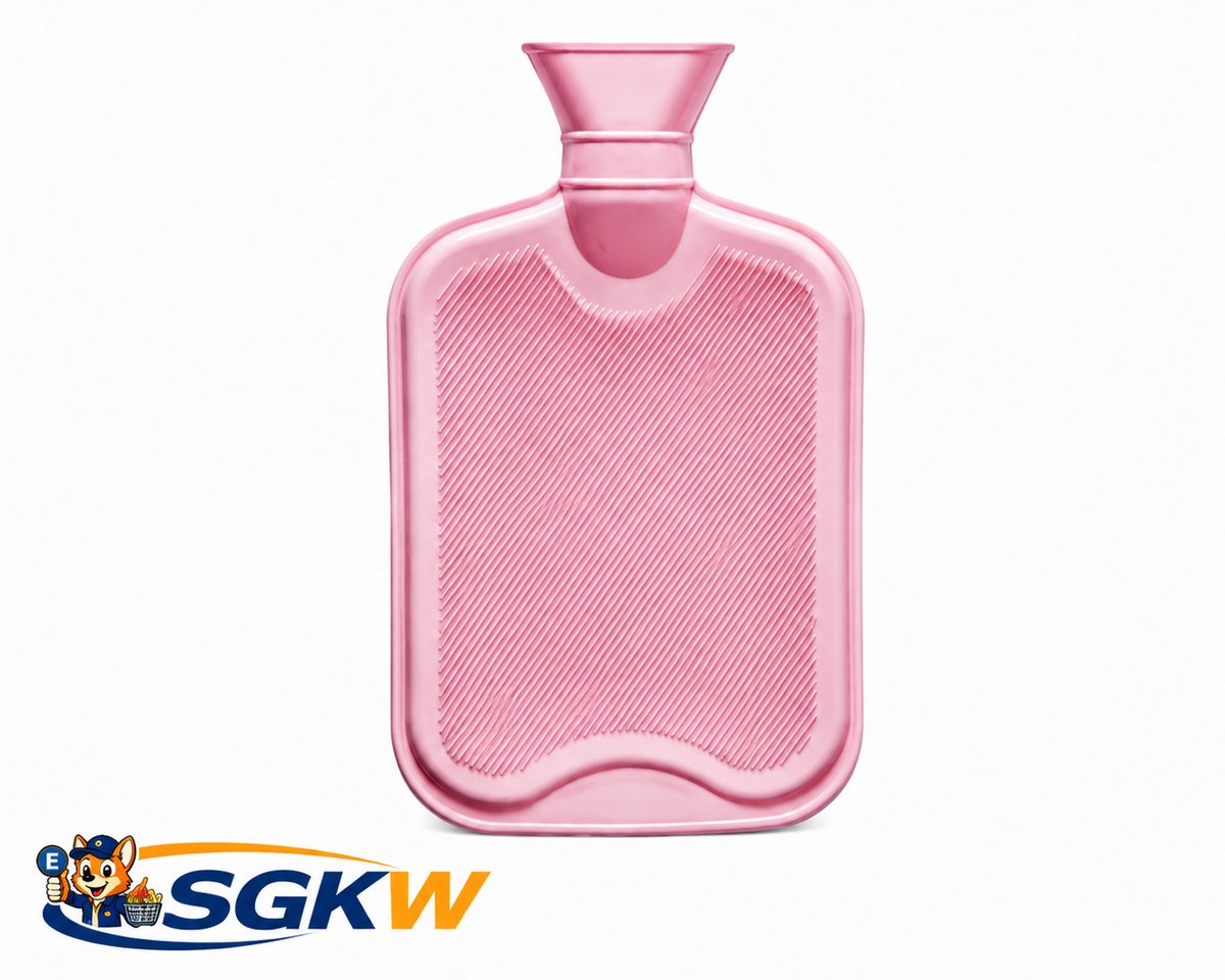 Kruik van natuurlijk rubber, 2 liter, rose