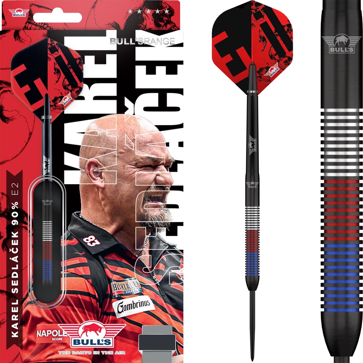 Bull's Karel Sedlacek E2 90% - Dartpijlen