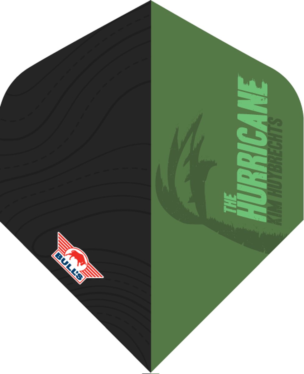 Bull's Powerflite Kim Huybrechts Green Std. - Dart Flights