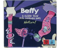 Beffy - Beflapje Natural - 3 stuks
