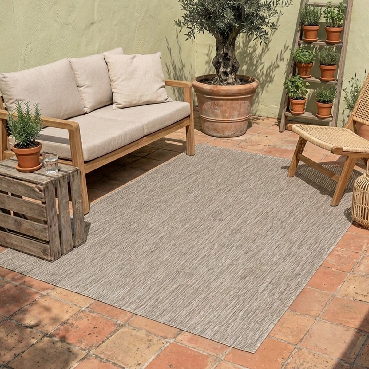 NATURL. Buitenkleed - Costa Taupe - 160x230cm