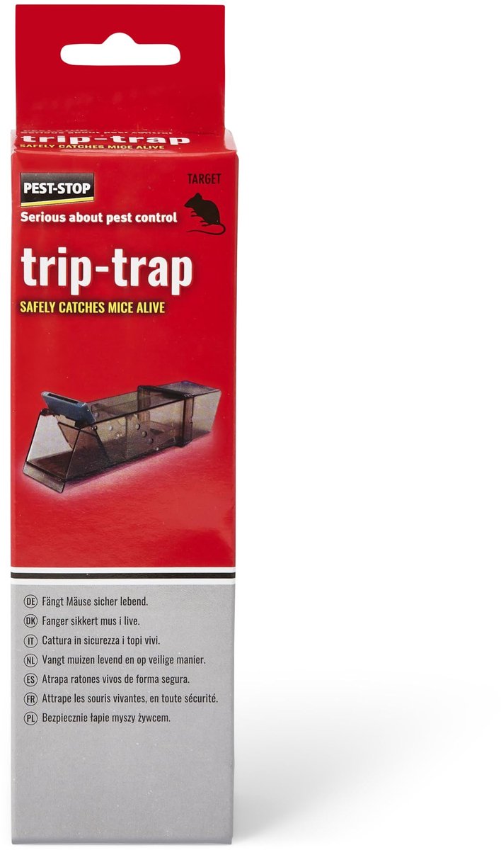 Pest-Stop Trip-Trap - Traps for Indoors - Reusable Snap Traps - Rats Trap for Rodent Control - ShopVlot