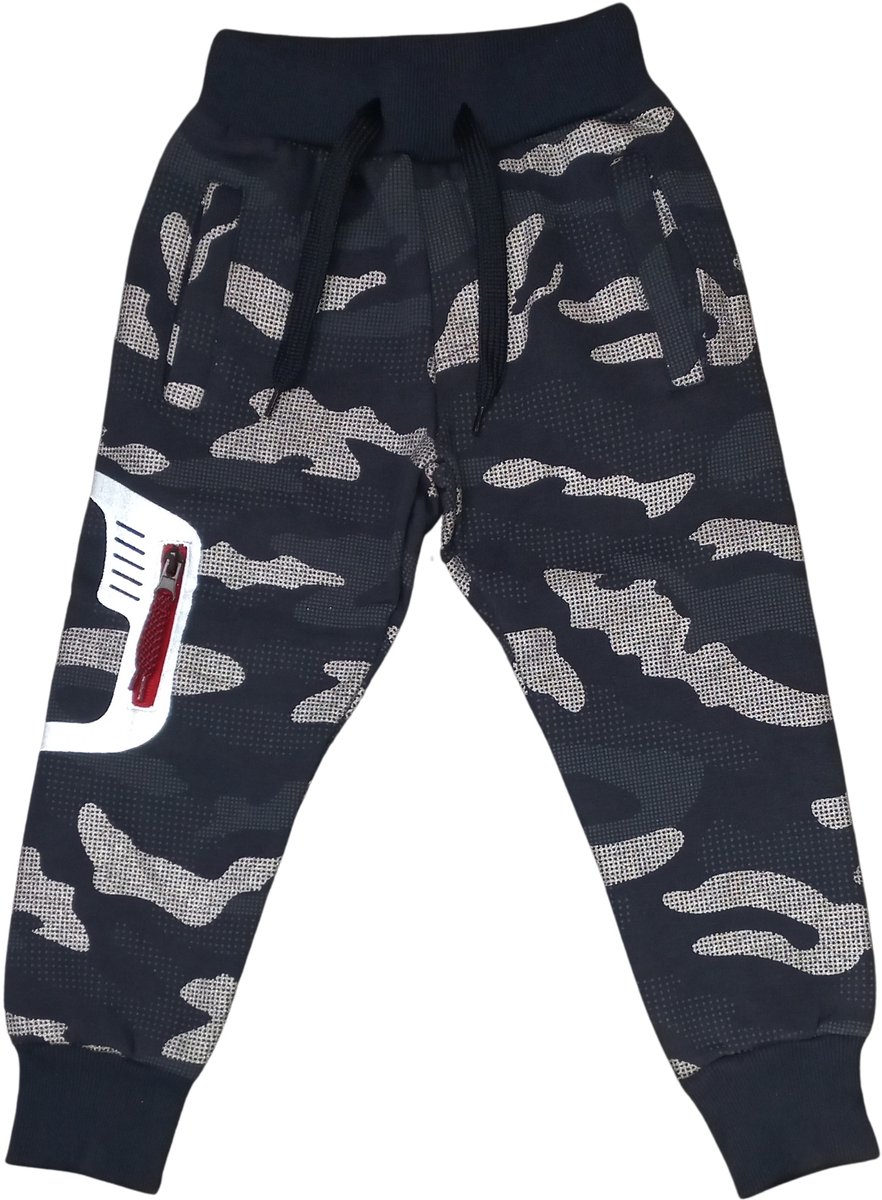 Blauwe camouflage Joggingbroek Jongens - Blauw - 98/104