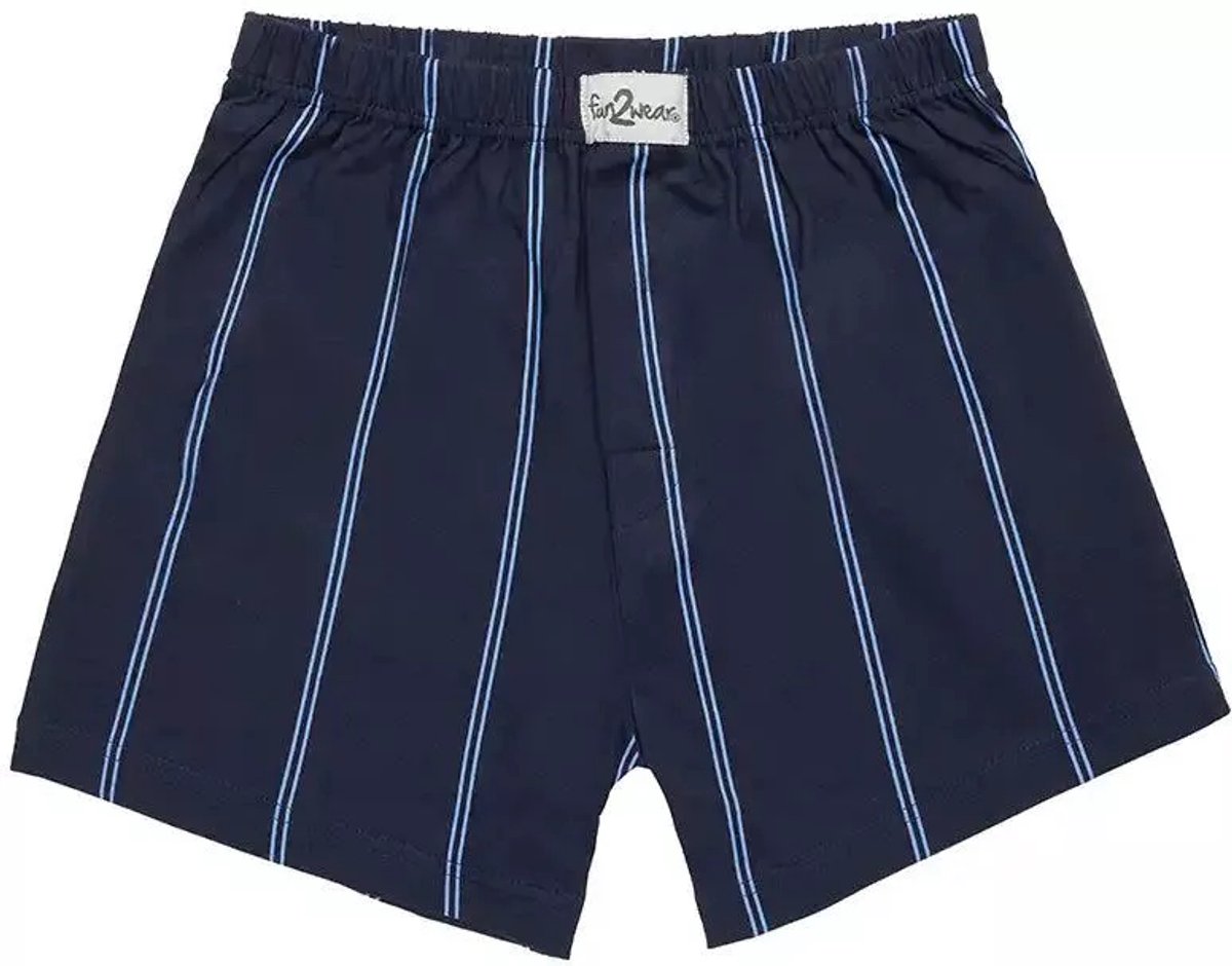 Funderwear Pinstripe Navy Maat 2XL