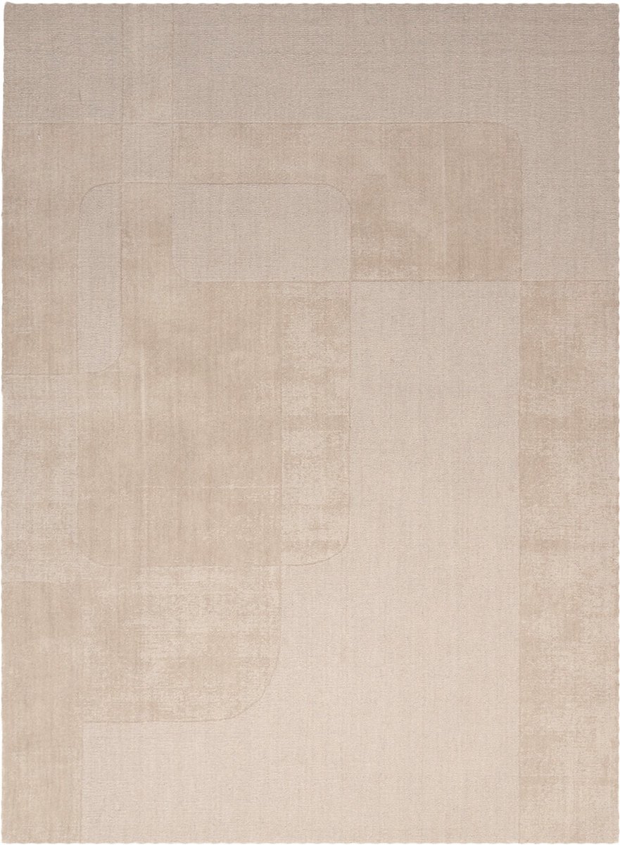 Studio Clarice Wollen vloerkleed - Giselle Abstract Beige - 220x330cm