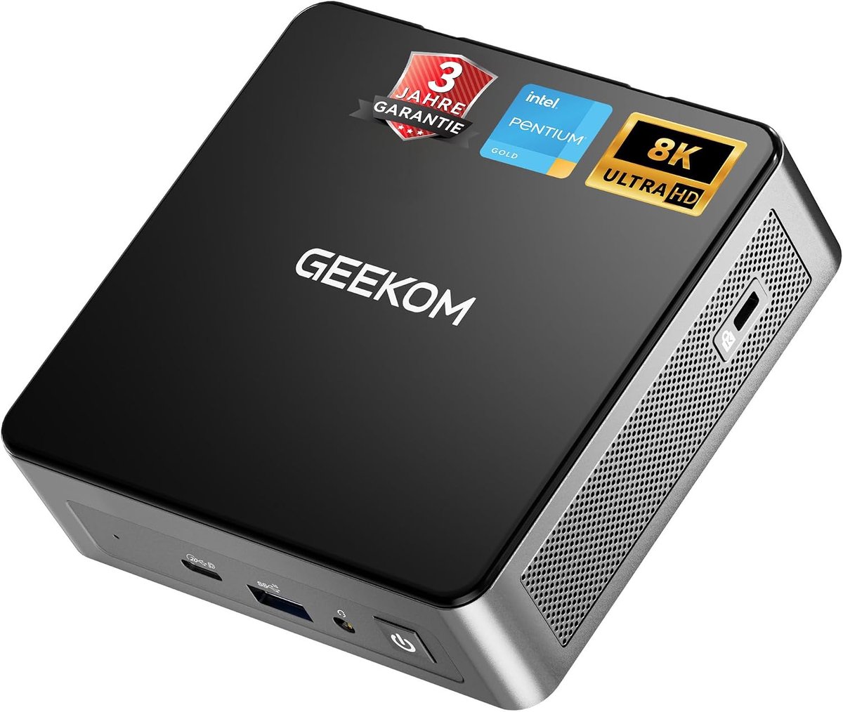 ​​GEEKOM Mini PC - 2026 Editie met Intel 7505- 8GB RAM & 256GB SSD - Windows 11 Pro - 5USB-8K Quad-Display - Intel Iris Xe - Compact krachtpatser voor thuiswerk​​ - Mini PC met,Mini Computer,Game PC,pc voor gam