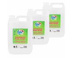 Schoonmaakazijn | 3 x 5 liter | Extra krachtig tegen tegelaanslag | Voordeelverpakking