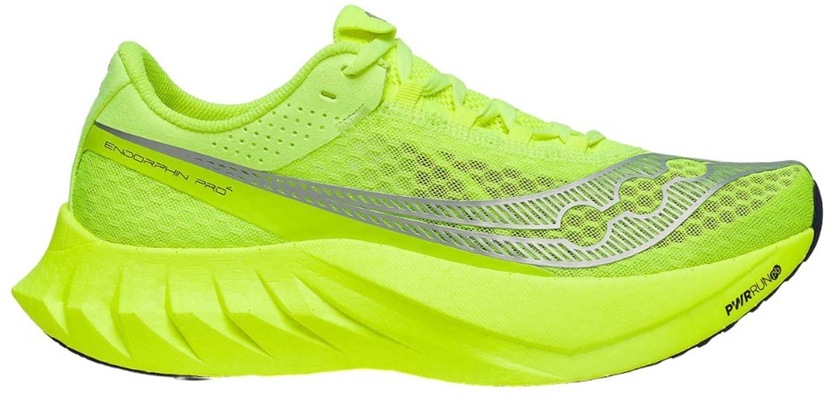 Saucony Endorphin Pro 4 Hardloopschoenen 1/2 Man Zilver