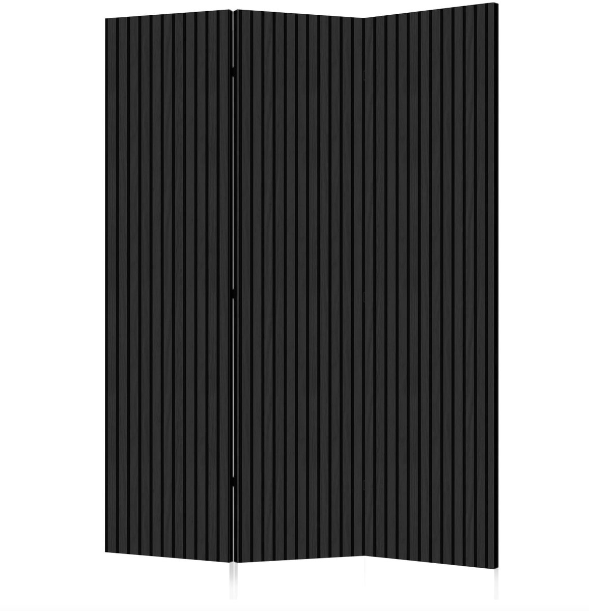 Famanu – Houten paravent, 135 x 172 cm, 3 panelen, eenzijdig, zichtwerende wand
